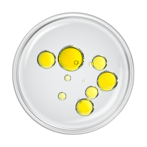 A small dish of CS7, a cuticle smoothing agent found in Nu Skin ReNu Hair Mask.