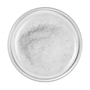 salicyloyl phytosphingosine powder on a small dish.